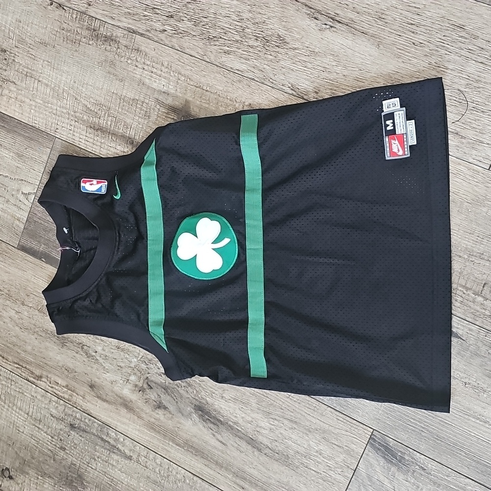 Paul Pierce Nike Boston Celtics NBA Authentic Sewn Jersey Rewind boys M Black